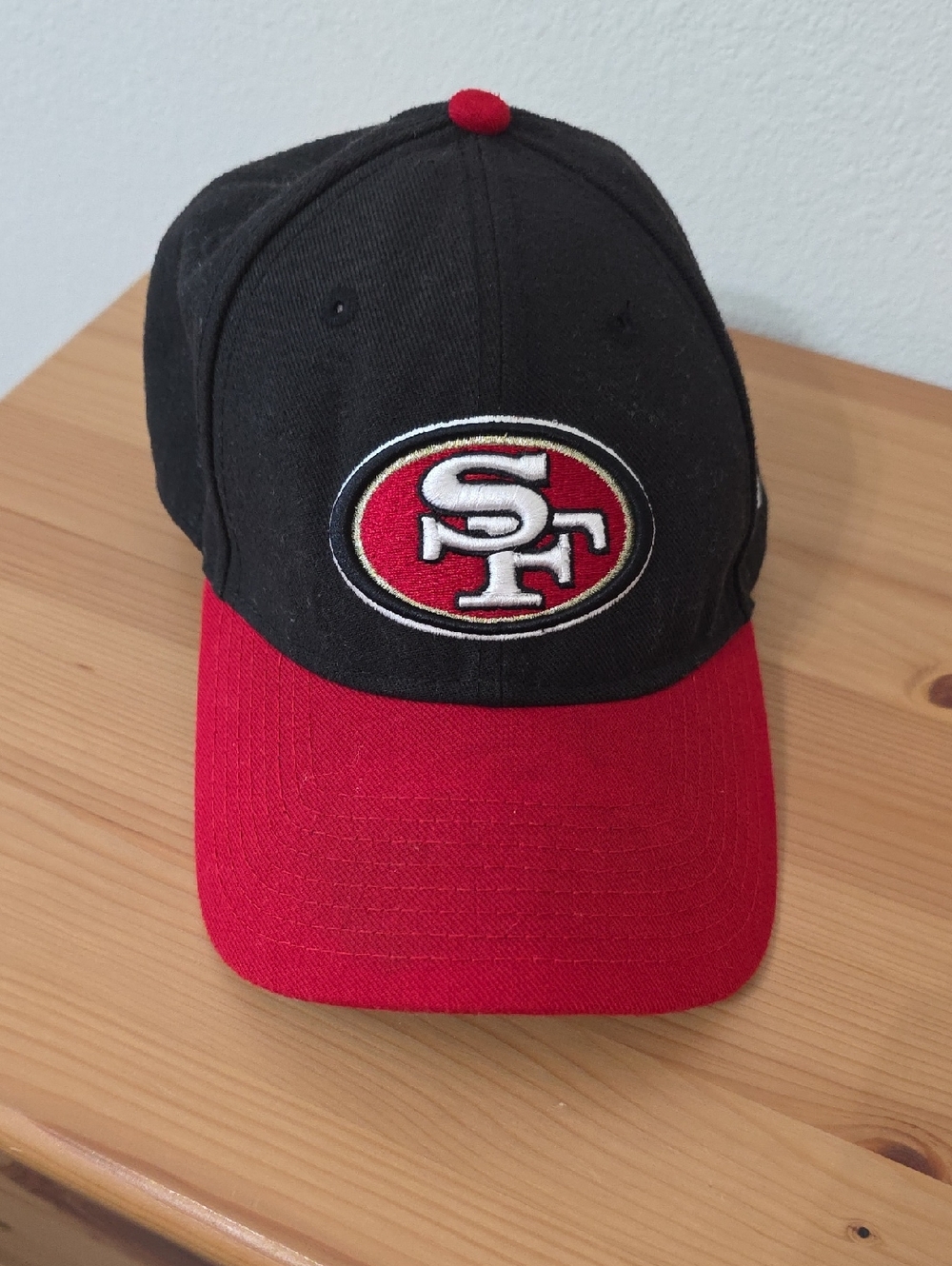 New Era San Francisco 49ers Black and Red Adjustable Hat
